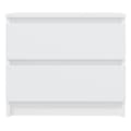 Miniatyrbillede 5 af 8: Sengeskabe 2 stk. 50x39x43,5 cm spånplade hvid - Sengeskab - Sengeskabe - Home & Living