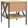 Miniatyrbillede 9 af 11: Sengebord 40x42x45 cm konstrueret træ sonoma-eg - Sengebord - Sengeborde - Home & Living