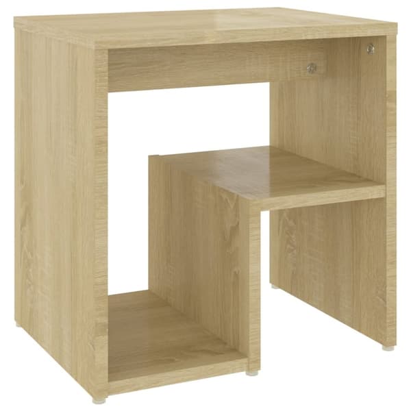 Sengeskab 40x30x40 cm konstrueret træ sonoma-eg - Sengebord - Sengeborde - Home & Living