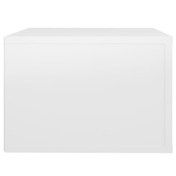 Seinäkiinnitettävät yöpöydät 2 kpl korkeak. Valk. 50x36x25 cm - Seinäkiinnitettävä Yöpöytä - Seinäkiinnitettävät Yöpöydät - Home & Living