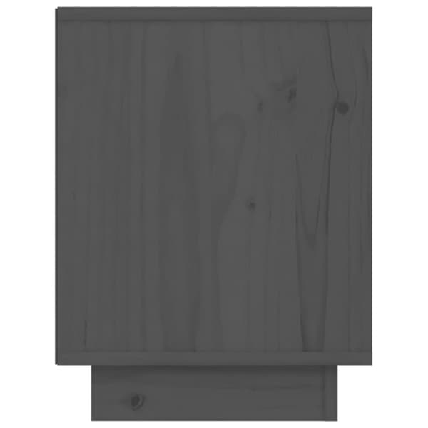 Sengeborde 2 stk. 40x30x40 cm massivt fyrretræ grå - Sengebord - Sengeborde - Home & Living
