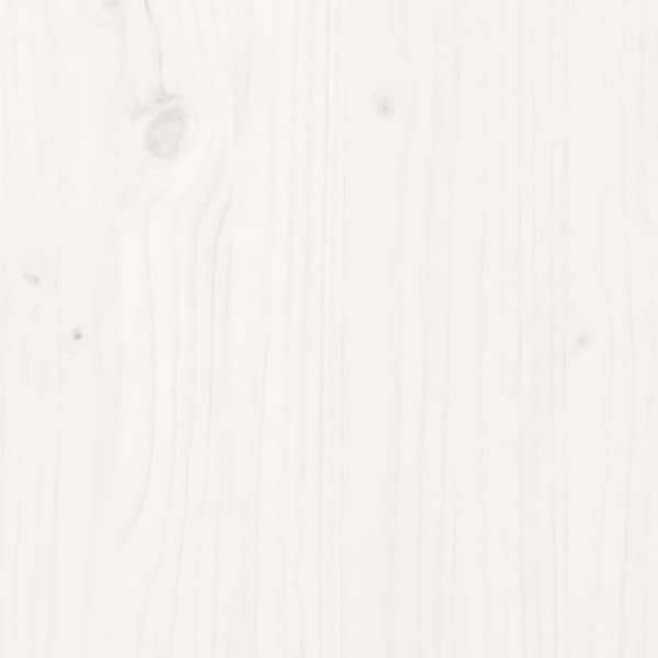 Sengebord 40x34x40 cm massivt fyrretræ hvid - Sengebord - Sengeborde - Home & Living