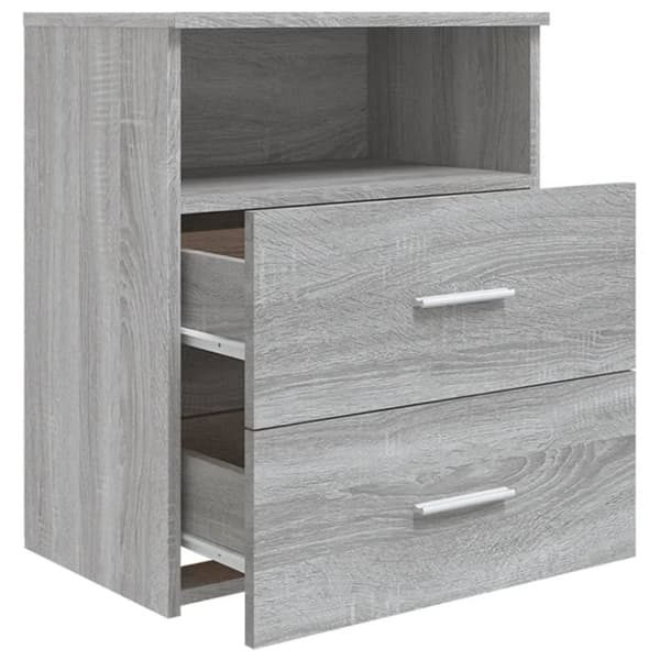 Sängbord 2 st grå sonoma 50x32x60 cm - Sängbord - Nattduksbord - Home & Living