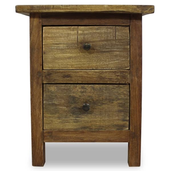 Sängbord massivt återvunnet trä 40x30x51cm - Nattduksbord - Nattygsbord - Home & Living