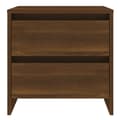 Miniatyrbillede 4 af 9: Sengebord 45x34,5x44,5 cm konstrueret træ brun egetræsfarve - Sengebord - Sengeborde - Home & Living