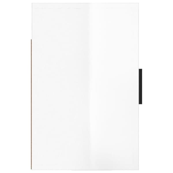Väggmonterade sängbord 2 st vit högglans 50x30x47 cm - Sängbord - Nattduksbord - Home & Living