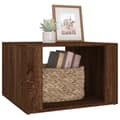 Miniatyrbillede 5 af 9: Sengebord 57x55x36 cm konstrueret træ brun egetræsfarve - Sengebord - Sengeborde - Home & Living