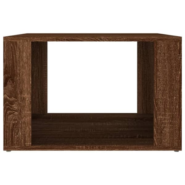 Sengebord 57x55x36 cm konstrueret træ brun egetræsfarve - Sengebord - Sengeborde - Home & Living