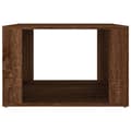 Miniatyrbillede 6 af 9: Sengebord 57x55x36 cm konstrueret træ brun egetræsfarve - Sengebord - Sengeborde - Home & Living