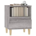 Miniatyrbillede 5 af 11: Sengeborde 2 stk. 40x35x50 cm grå sonoma - Sengebord - Sengeborde - Home & Living