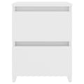 Miniatyrbillede 5 af 7: Sengebord 30x30x40 cm konstrueret træ hvid - Sengebord - Sengeborde - Home & Living
