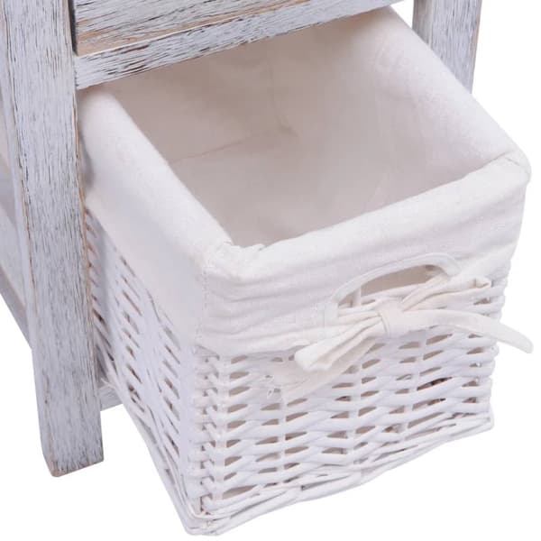 Sengeskabe i træ 2 stk. Hvid - Skab - Skabe - Home & Living