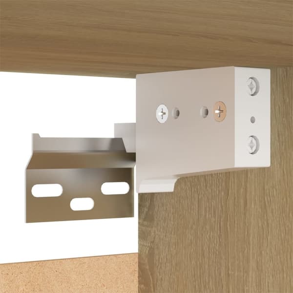 Sengeskabe 2 stk. 30,5x30x30 cm sonoma-eg - Sengeskab - Sengeskabe - Home & Living