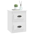 Miniatyrbild 5 av 11: Väggmonterade sängbord vit 41,5x36x53cm - Sängbord - Nattduksbord - Home & Living