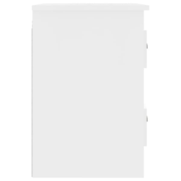 Väggmonterade sängbord vit 41,5x36x53cm - Sängbord - Nattduksbord - Home & Living