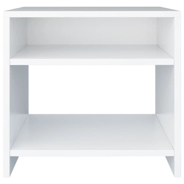Sengebord 40x30x40 cm konstrueret træ hvid - Sengebord - Sengeborde - Home & Living