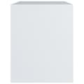 Miniatyrbillede 6 af 7: Sengebord 40x30x40 cm konstrueret træ hvid - Sengebord - Sengeborde - Home & Living