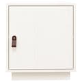 Miniatyrbillede 7 af 11: Sengeborde 2 stk. 40x34x45 cm massivt fyrretræ hvid - Sengebord - Sengeborde - Home & Living