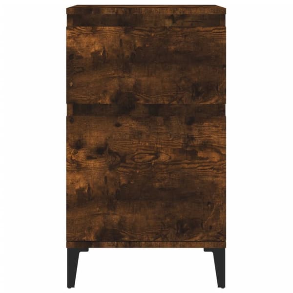Sängbord 2 st rökfärgad ek 40x35x70 cm - Sängbord - Nattduksbord - Home & Living