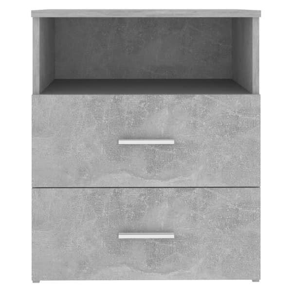 Yöpöydät 2 kpl betoninharmaa 50x32x60 cm - Yöpöytä - Yöpöydät - Home & Living