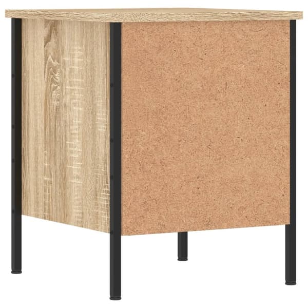 Sängbord sonoma-ek 40x42x50 cm konstruerat trä - Sängbord - Nattduksbord - Home & Living