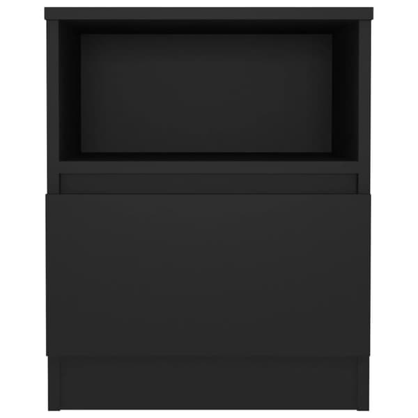 Sengeskab 40x40x50 cm konstrueret træ sort - Sengebord - Sengeborde - Home & Living