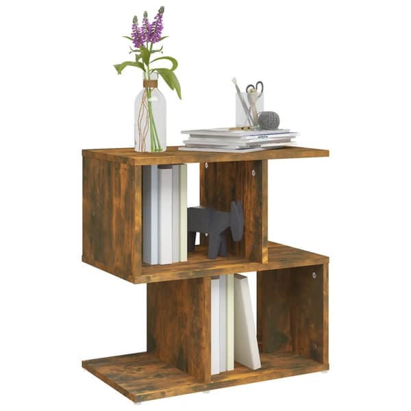 Sengebord 50x30x51,5 cm konstrueret træ røget egetræsfarve - Sengebord - Sengeborde - Home & Living