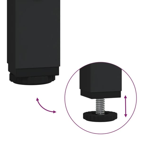 Sengebord 34x36x50 cm konstrueret træ sort - Sengebord - Sengeborde - Home & Living
