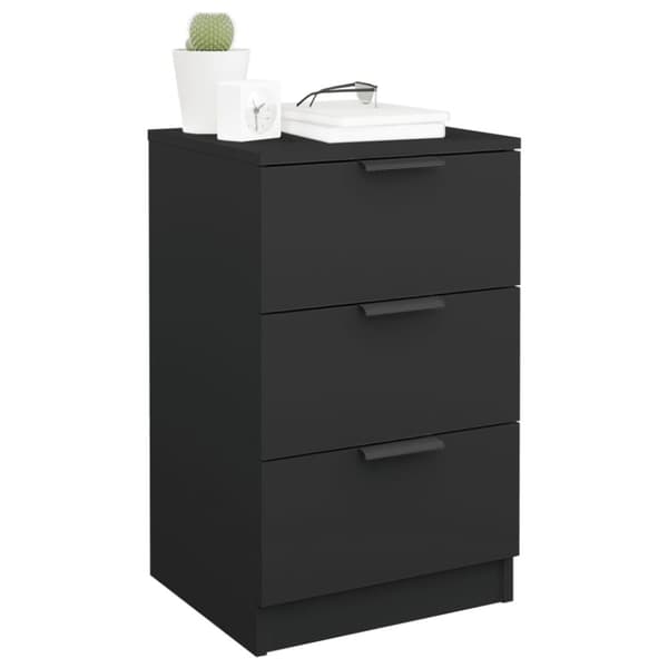 Sängbord 2 st svart 40x36x65 cm - Sängbord - Nattduksbord - Home & Living