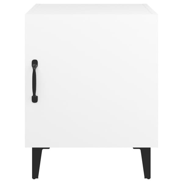 Sengeborde 2 stk. Konstrueret træ hvid - Sengebord - Sengeborde - Home & Living