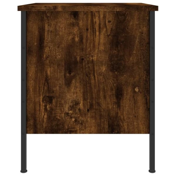 Sengeborde 2 stk. 40x42x50 cm konstrueret træ røget egetræ - Sengebord - Sengeborde - Home & Living