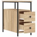 Miniatyrbillede 8 af 11: Sengeborde 2 stk. 30x60x60 cm konstrueret træ sonoma-eg - Sengebord - Sengeborde - Home & Living