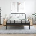 Miniatyrbillede 2 af 11: Sengeborde 2 stk. 30x60x60 cm konstrueret træ sonoma-eg - Sengebord - Sengeborde - Home & Living