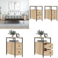 Miniatyrbillede 1 af 11: Sengeborde 2 stk. 30x60x60 cm konstrueret træ sonoma-eg - Sengebord - Sengeborde - Home & Living