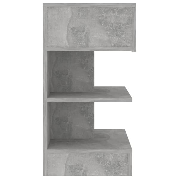 Sängbord 2 st betonggrå 40x35x65 cm - Sängskåp - Sängbord - Home & Living