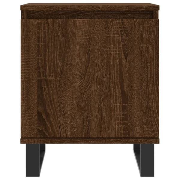 Sengebord 40x30x50 cm konstrueret træ brun egetræsfarve - Sengebord - Sengeborde - Home & Living