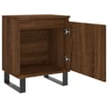 Miniatyrbillede 7 af 11: Sengebord 40x30x50 cm konstrueret træ brun egetræsfarve - Sengebord - Sengeborde - Home & Living