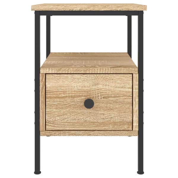 Sengebord 34x36x50 cm konstrueret træ sonoma-eg - Sengebord - Sengeborde - Home & Living