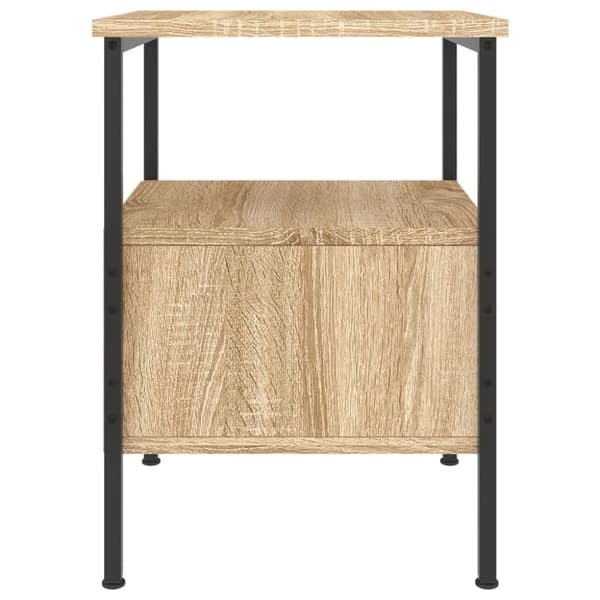 Sengebord 34x36x50 cm konstrueret træ sonoma-eg - Sengebord - Sengeborde - Home & Living
