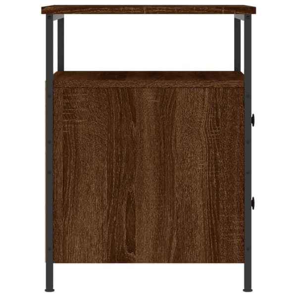 Sengebord 44x45x60 cm konstrueret træ brun egetræsfarve - Sengebord - Sengeborde - Home & Living