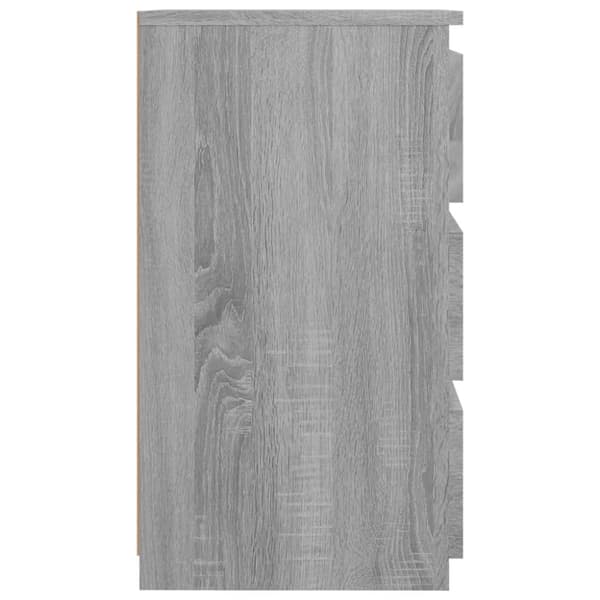 Sängbord 2 st grå sonoma 40x35x62,5 cm konstruerat trä - Sängbord - Nattduksbord - Home & Living