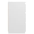 Miniatyrbild 5 av 9: Sängbord vit 40x35x62,5 cm spånskiva - Sängskåp - Sängbord - Home & Living