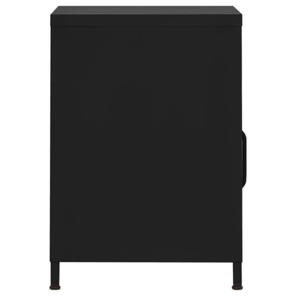 Natbord 35x35x51 cm stål sort - Natbord - Natborde - Home & Living