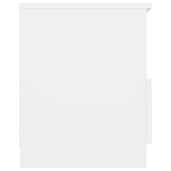 Sengebord 40x40x50 cm konstrueret træ hvid - Sengebord - Sengeborde - Home & Living
