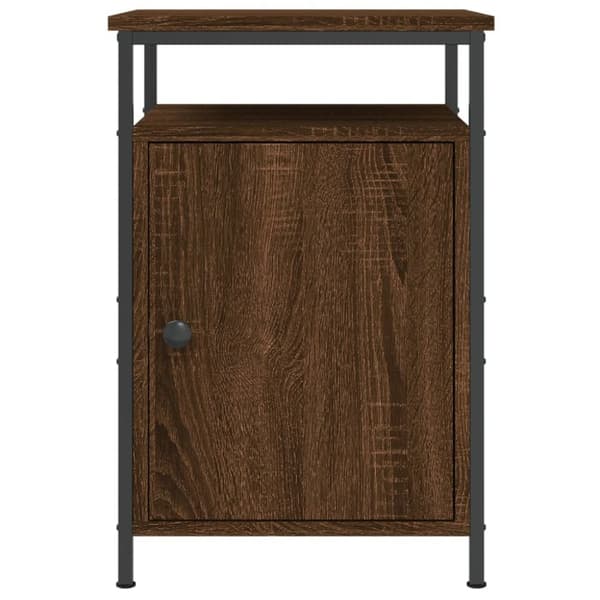 Sengeborde 2 stk. 40x42x60 cm konstrueret træ brunt egetræ - Sengebord - Sengeborde - Home & Living