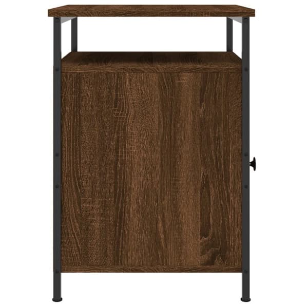 Sengeborde 2 stk. 40x42x60 cm konstrueret træ brunt egetræ - Sengebord - Sengeborde - Home & Living
