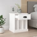 Miniatyrbillede 4 af 11: Sengeborde 2 stk. 43x36x50 cm hvid højglans - Sengebord - Sengeborde - Home & Living