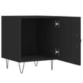 Miniatyrbillede 9 af 11: Sengeborde 2 stk. 40x40x50 cm konstrueret træ sort - Sengebord - Sengeborde - Home & Living