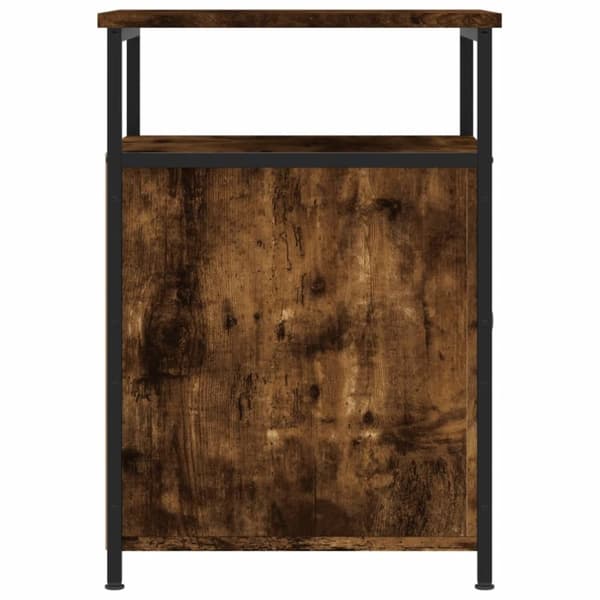 Sengeborde 2 stk. 40x42x60 cm konstrueret træ røget egetræ - Sengebord - Sengeborde - Home & Living