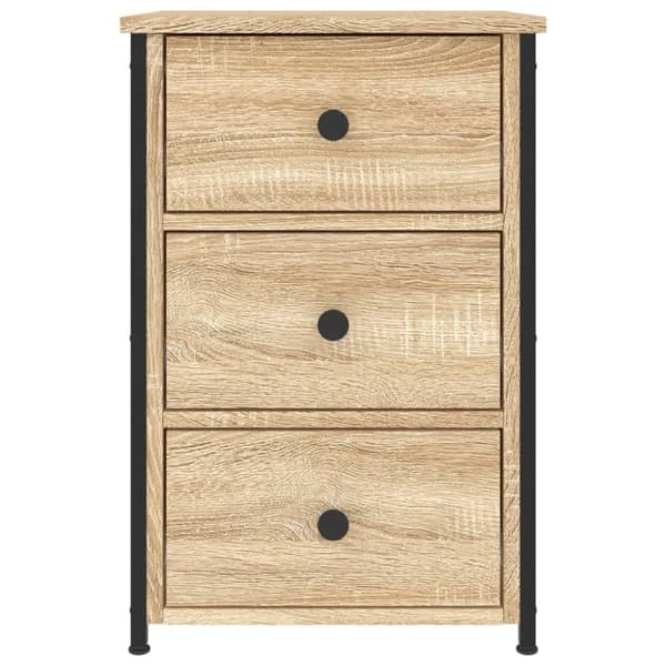 Sengeborde 2 stk. 40x36x60 cm konstrueret træ sonoma-eg - Sengebord - Sengeborde - Home & Living